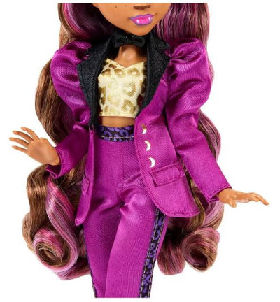 MONSTER HIGH  CLAWDEEN WOLF IN  MONSTER BALL PARTY DRESS - Toyworld Frankston