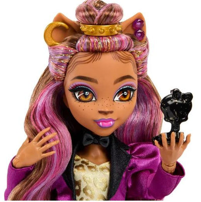 MONSTER HIGH  CLAWDEEN WOLF IN  MONSTER BALL PARTY DRESS - Toyworld Frankston