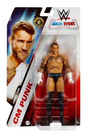 WWE BASIC FIGURE SERIES 150 - CM PUNK - Toyworld Frankston