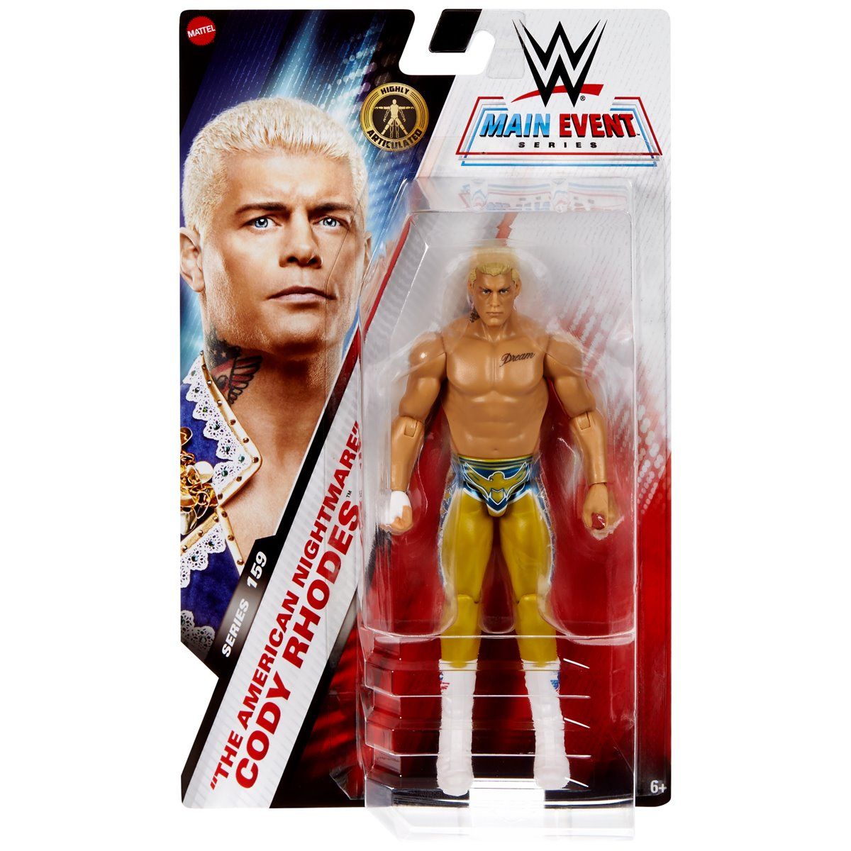 WWE MAIN EVENT SERIES #159 THE AMERICAN NIGHTMARE CODY RHODES - Toyworld Frankston