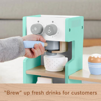 FISHER PRICE - WOODEN COFFEE SHOP SET - Toyworld Frankston