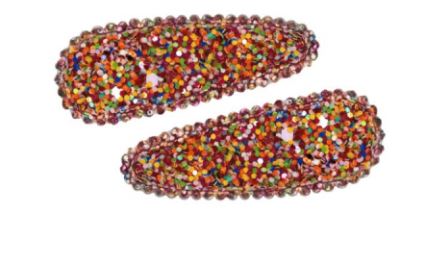 PINK POPPY CONFETTI GLITTER CLIPS - Toyworld Frankston
