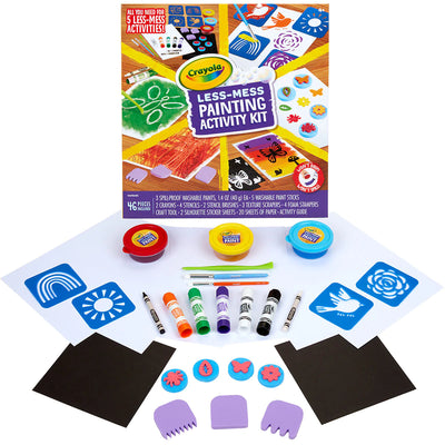 CRAYOLA LESS MESS PAINTING ACT KIT - Toyworld Frankston