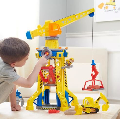 PAW PATROL RUBBLE & CREW BARK YARD CRANE TOWER