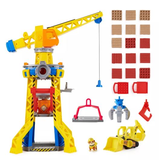 PAW PATROL RUBBLE & CREW BARK YARD CRANE TOWER