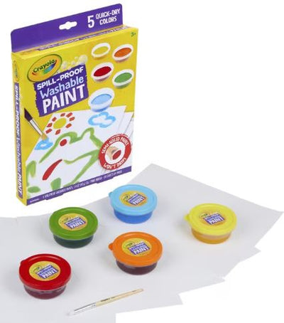 CRAYOLA SPILL PROOF WASHABLE PAINT