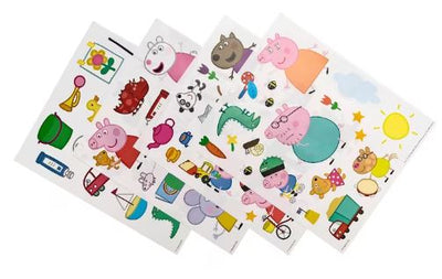 CRAYOLA COLOR & STICKER BOOK PEPPA PIG - Toyworld Frankston