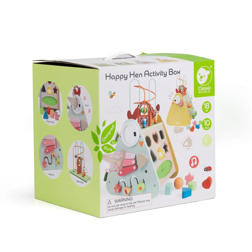 CLASSIC WORLD HAPPY HEN ACTIVITY BOX - Toyworld Frankston