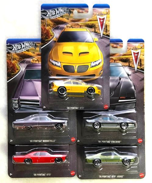 HOT WHEELS PONTIAC COLLECTION - FULL SET