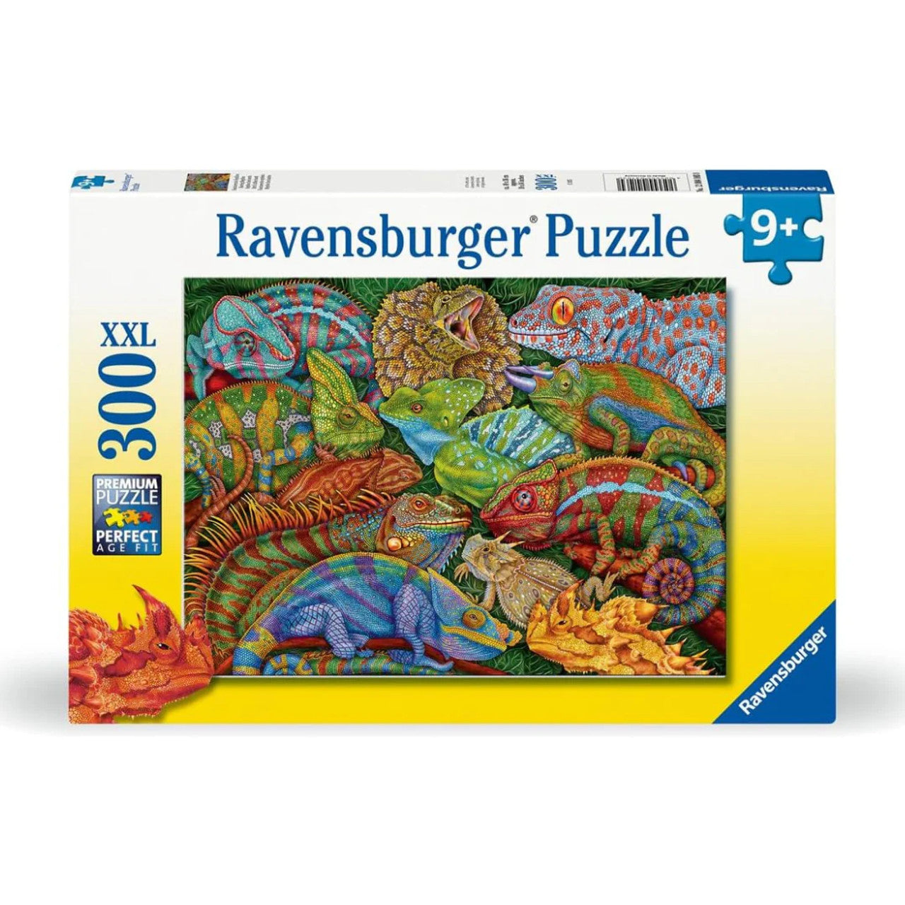 RAVENSBURGER -  RIVETING REPTILES 300 PIECE PUZZLE - Toyworld Frankston