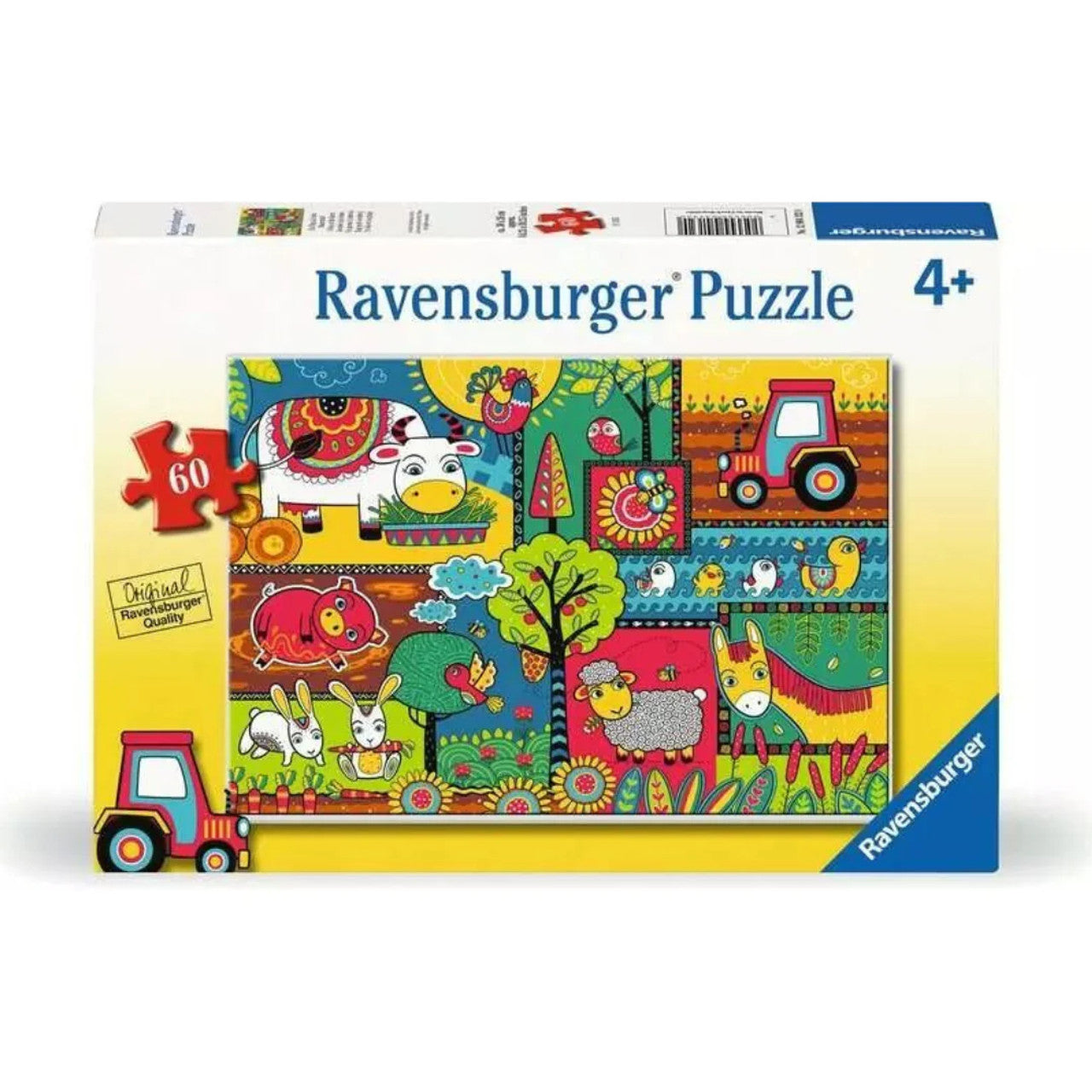 RAVENSBURGER - A DAY AT THE FARM 60 PIECE PUZZLEP