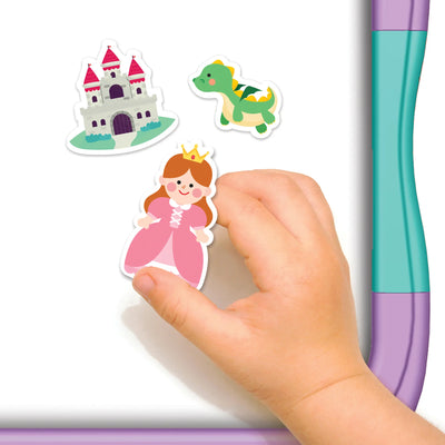 CRAYOLA READY TO PLAY DOUBLE SIDED BOARD AND STORYBOOK MAGNETIC PLAYSET - Toyworld Frankston