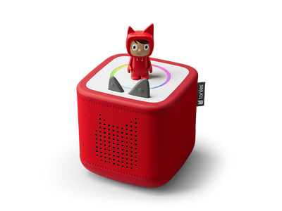 TONIES - TONIEBOX 2 SUNSET RED STARTER SET CREATIVE TONIE RUBIE - Toyworld Frankston