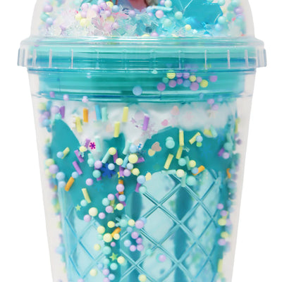 PINK POPPY FROZEN DRINK CUP BLUE DOME - Toyworld Frankston
