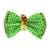 PINK POPPY - DISNEY PRINCESS TIANA SPARKLING GREEN RHINESTONE HAIR BOW