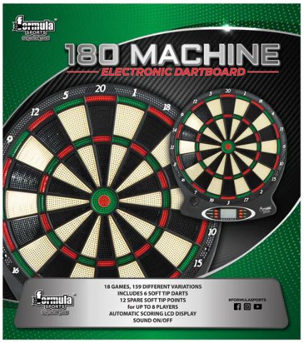 FORMULA SPORTS 180 MACHINE ELECTRONIC DARTBOARD - Toyworld Frankston