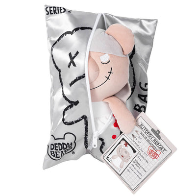 DEDDY BEARS - DOLLI DEDDY BEAR IN BODY BAG - Toyworld Frankston