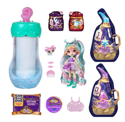 MAGIC MIXIES PIXLINGS SHIMMERVERSE SERIESS2 GALAXY HAIR DOLL DEERLEE DELUXE PLAYSET