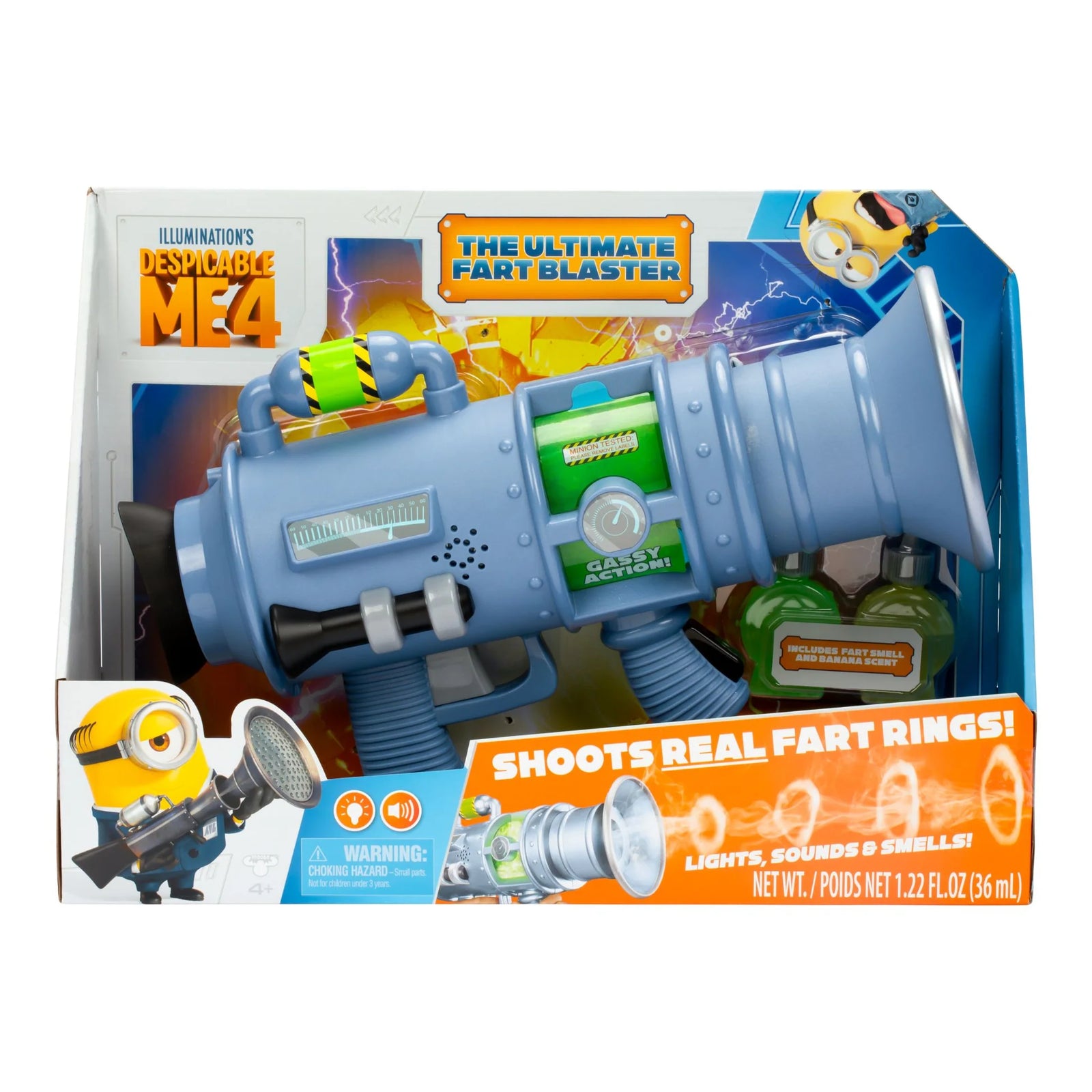 DESPICABLE ME 4  - ULTIMATE FART BLASTER - Toyworld Frankston