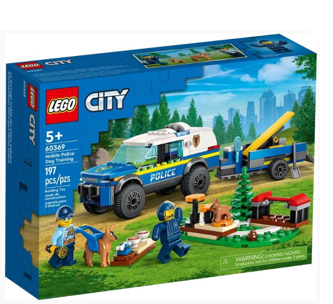 LEGO 60369 CITY MOBILE POLICE DOG TRAINING