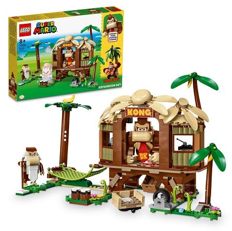 LEGO SUPER MARIO 71424 DONKY KONG'S TREE HOUSE EXPANSION SET - Toyworld Frankston