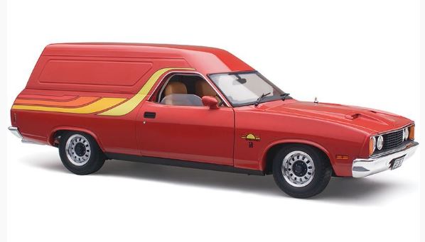 CLASSIC CARLECTABLES 1:18 FORD XC SUNDOWNER - RED FLAME SCALE MODEL