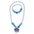 PINK POPPY - DISNEY PRINCESS CINDERELLA PENDANT STRETCH BEADED NECKLACE AND BRACELET