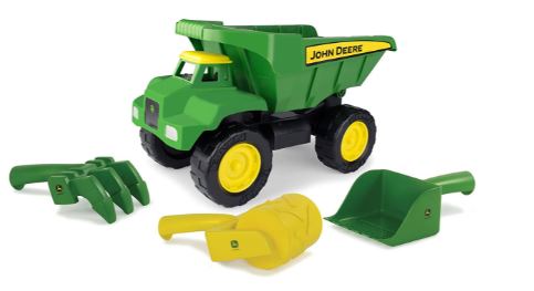 JD BIG SCOOP DUMPTRUCK WITH SAND - Toyworld Frankston