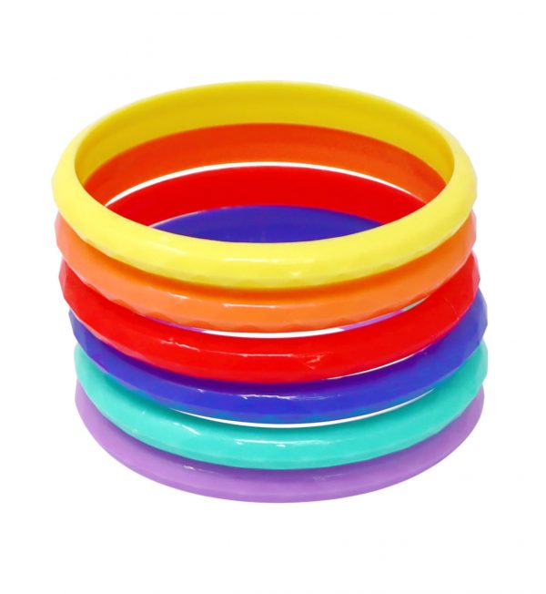 PINK POPPY DREAMY RAINBOW BANGLES