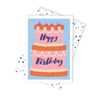 CARD -Delectable Birthday Cake - Toyworld Frankston