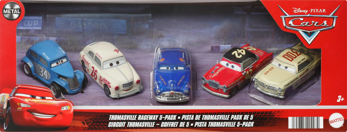 DISNEY PIXAR CARS - THOMASVILLE RACEWALY 5 PACK