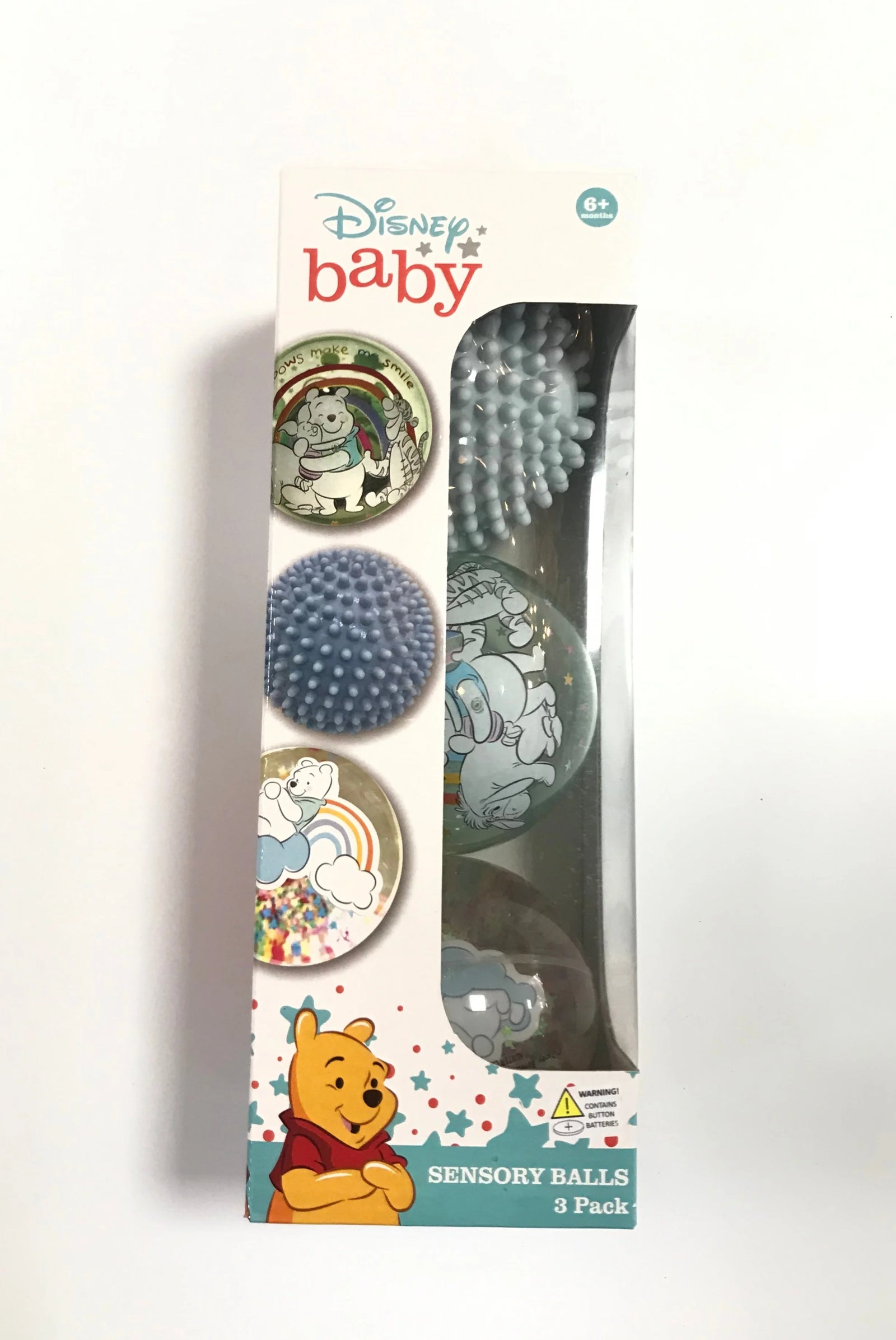 DISNEY BABY WINNE THE POOH  3 PACK SENSORY TOYS - Toyworld Frankston