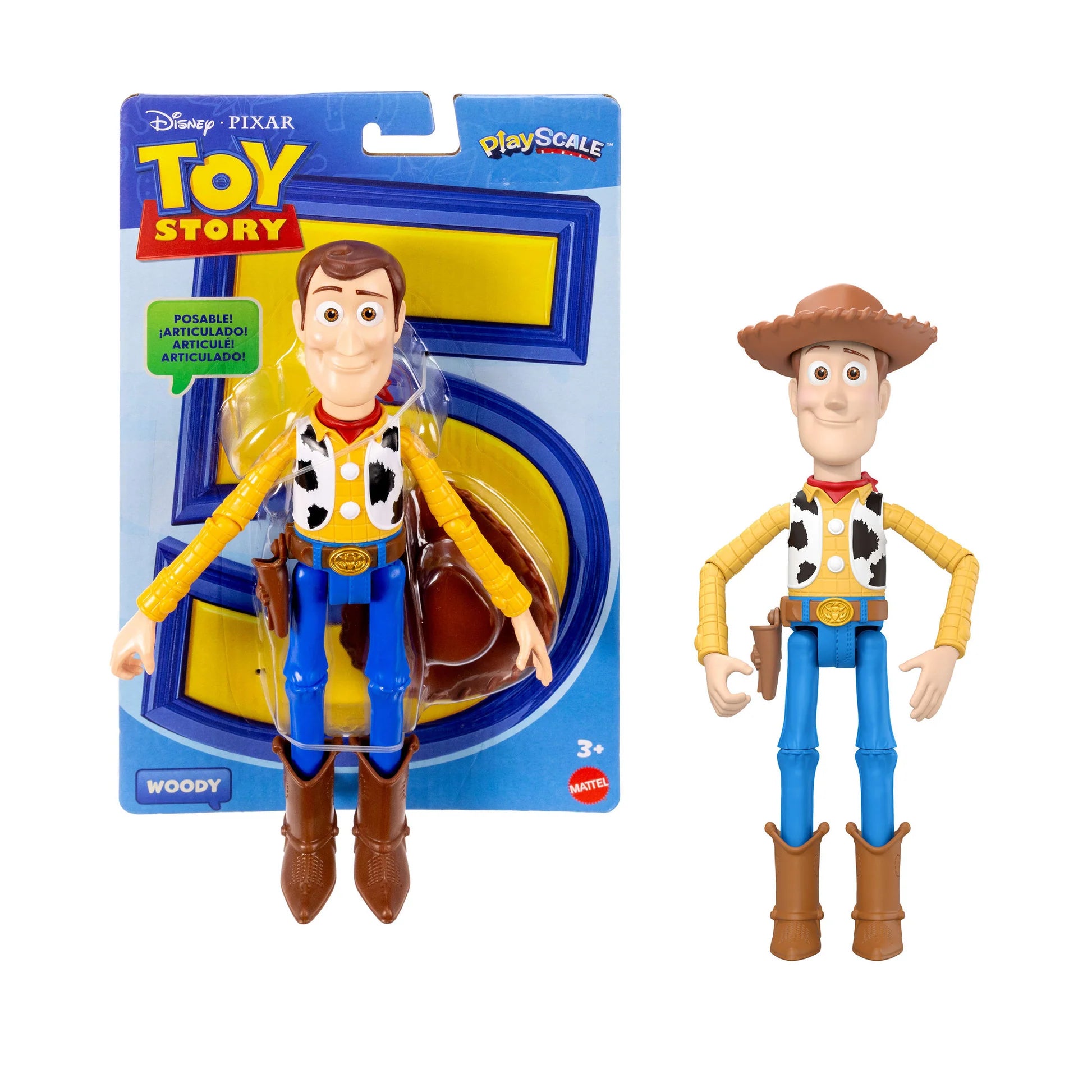 DISNEY PIXAR TOY STORY 5 - WOODY 7 INCH ACTION FIGURE