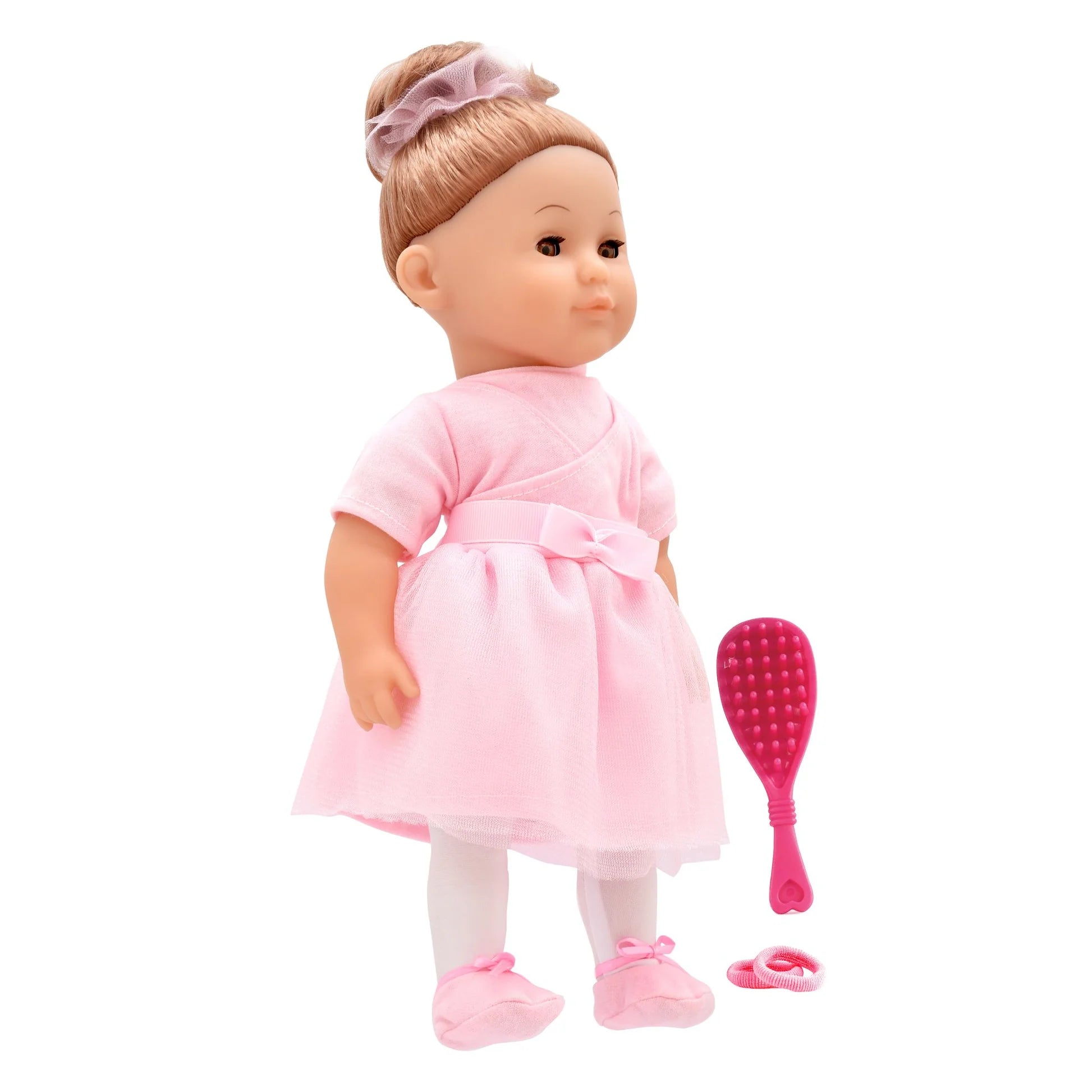 DOLLS WORLD BRUNETTE CHARLOTTE 36CM SOFT BODIED DOLL - Toyworld Frankston