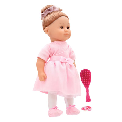 DOLLS WORLD BRUNETTE CHARLOTTE 36CM SOFT BODIED DOLL - Toyworld Frankston