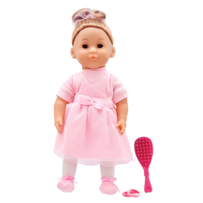 DOLLS WORLD BRUNETTE CHARLOTTE 36CM SOFT BODIED DOLL - Toyworld Frankston