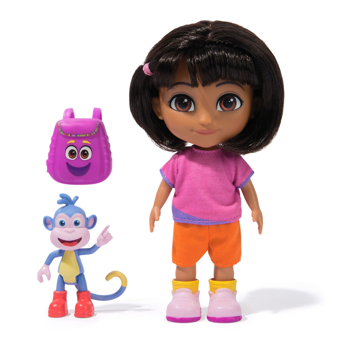 DORA THE EXPLORER EVERDAY BASIC DOLL - BEST FRIENDS DORA AND BOOTS - Toyworld Frankston