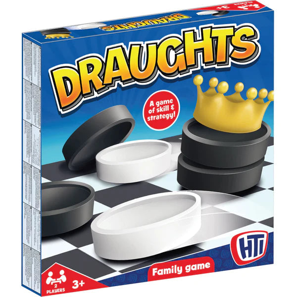 HTI DRAUGHTS FAMILY BOARD GAME - Toyworld Frankston