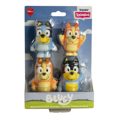 TOMY TOOMIES - BLUEY FAMILY BATH SQUIRTERS - Toyworld Frankston