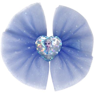 PINK POPPY - DISNEY FROZEN ELSA GLITTER HEART HAIR CLIPS