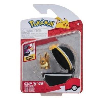 POKEMON CLIP AND GO - LUXURY BALL EEVEE - Toyworld Frankston