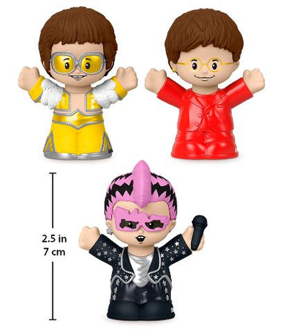 LITTLE PEOPLE - ELTON JOHN 3 PIECE FIGURE COLLECTOR SET