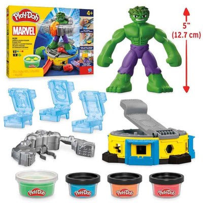 PLAY-DOH MARVEL HULK SMASH & SQUISH PLAYSET - Toyworld Frankston