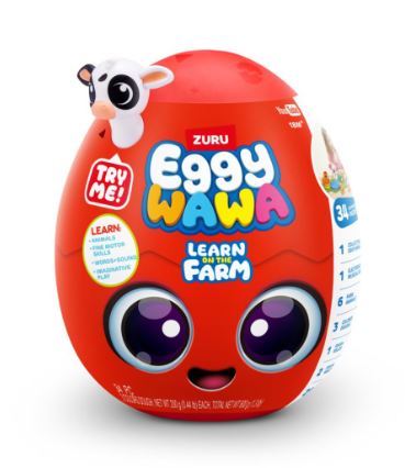 ZURU EGGY WAWA - LEARN ON THE FARM FAMILY ANIMALS SURPRISE EGG