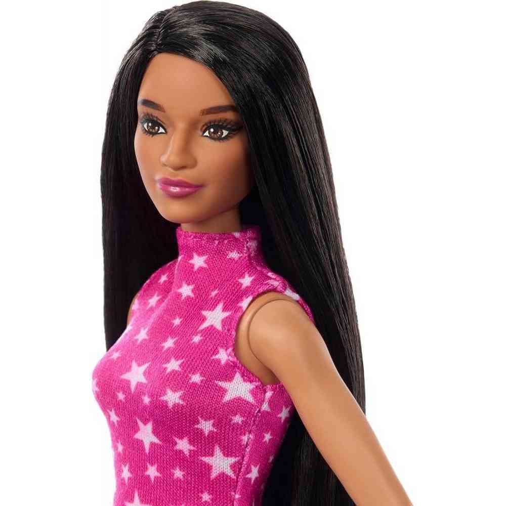 BARBIE FASHIONISTA DOLL 65TH ANNIVERSARY 215 STAR PRINT TOP