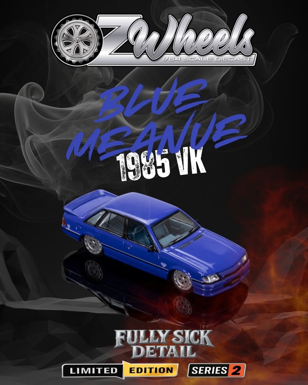 OZ WHEELS - BLUE MEANIE 1985 VK COMMODORE