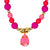 PINK POPPY - FAIRY DELIGHT BEADED NECKLACE WITH PENDANT
