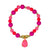 PINK POPPY - FAIRY DELIGHT BEADED BRACELET WITH PENDANT