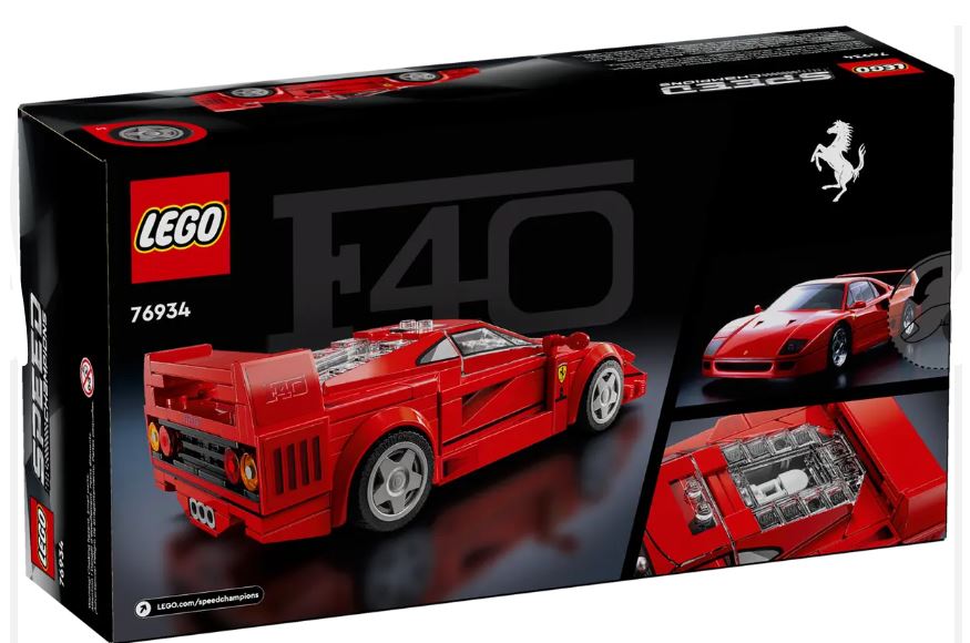 LEGO 76934 SPEED CHAMPIONS - FERRARI F40 SUPERCAR