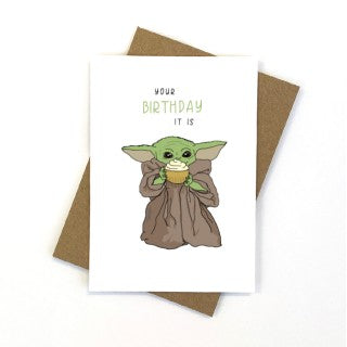CARD -  Baby Yoda Birthday - Toyworld Frankston
